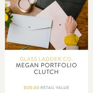 Pink Portfolio Clutch